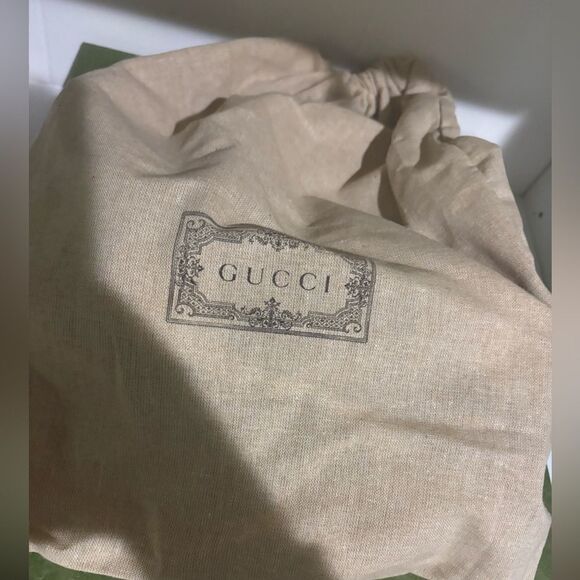 GUCCI PRISCILLA 105 METALLIC LEATHER PUMPS size 38.5 BRAND NEW IN BOX - Picture 10 of 15